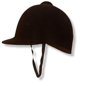 The Paddock Shop Vintage Velvet Riding Helmet sz 7